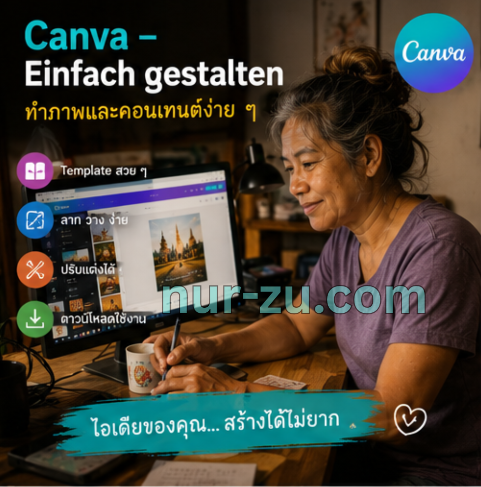 🎨Canva ทำภาพและคอนเทนต์ง่าย ๆ
