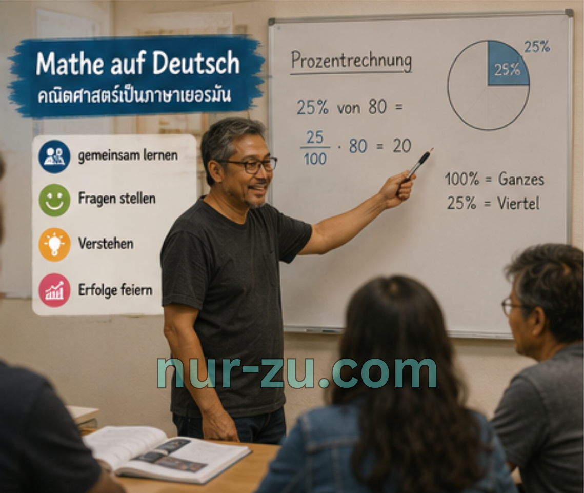 📐Mathe auf Deutsch คณิตศาสตร์เป็นภาษาเยอรมัน