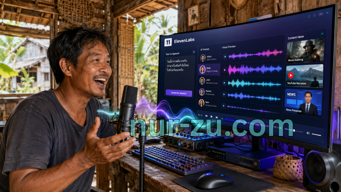 🎙️ ElevenLabs KI-Stimmen ausprobieren ลองใช้เสียง AI
