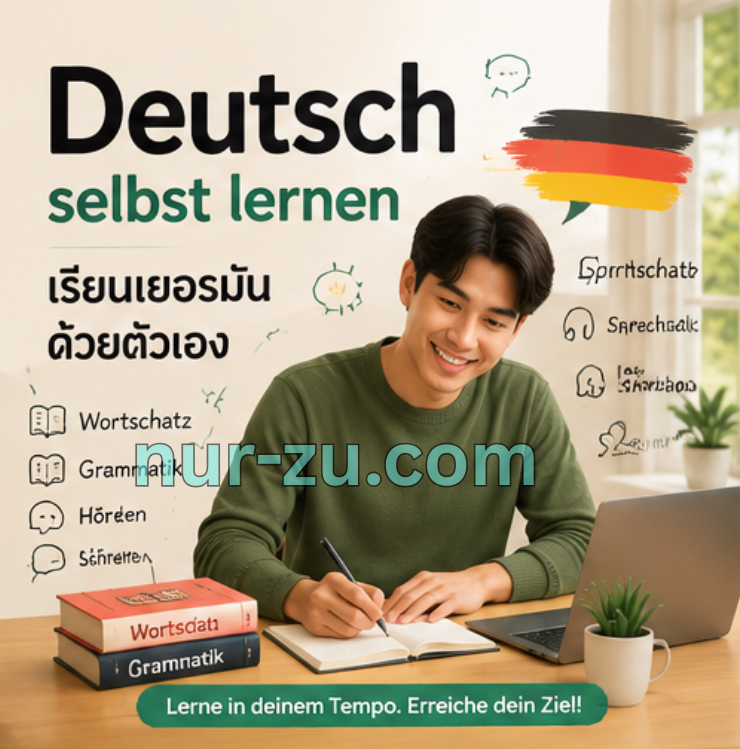 🇩🇪Deutsch selbst lernen 🇹🇭 เรียนเยอรมันด้วยตัวเอง