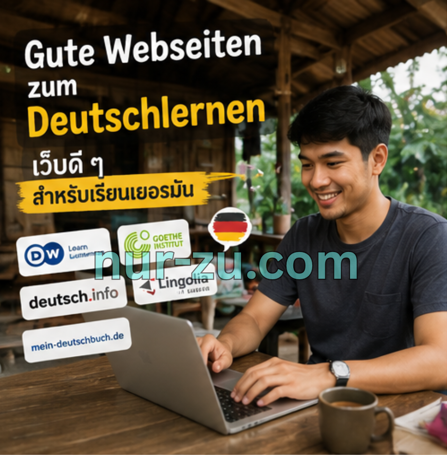 🌐Gute Webseiten zum Deutschlernen เว็บดีๆ ใช้เรียนเยอรมัน